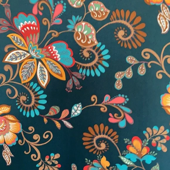 Harlow & Rose floral print pullover dress soft with stretch size M - Picture 7 of 17